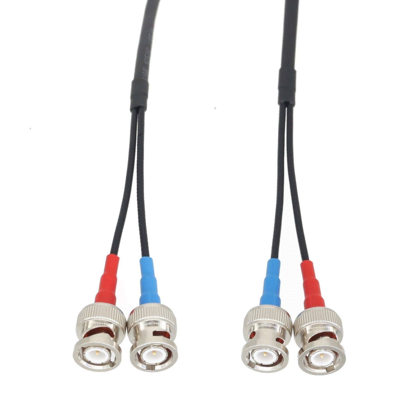 Signal Dual Cable both BNC end 10~50FT For Dynasonics DXN Ultrasonic Flow Meter