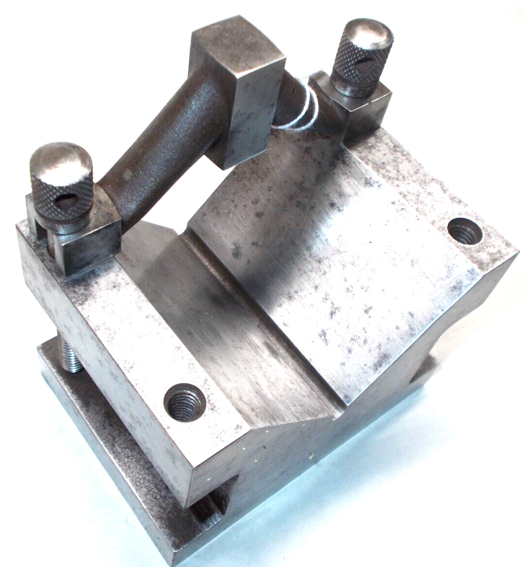Taft Peirce 9130 Machinist’s V Block & Clamp, 5″ x 2-7/8″ x 2-7/8″, 6 lbs 14 oz.