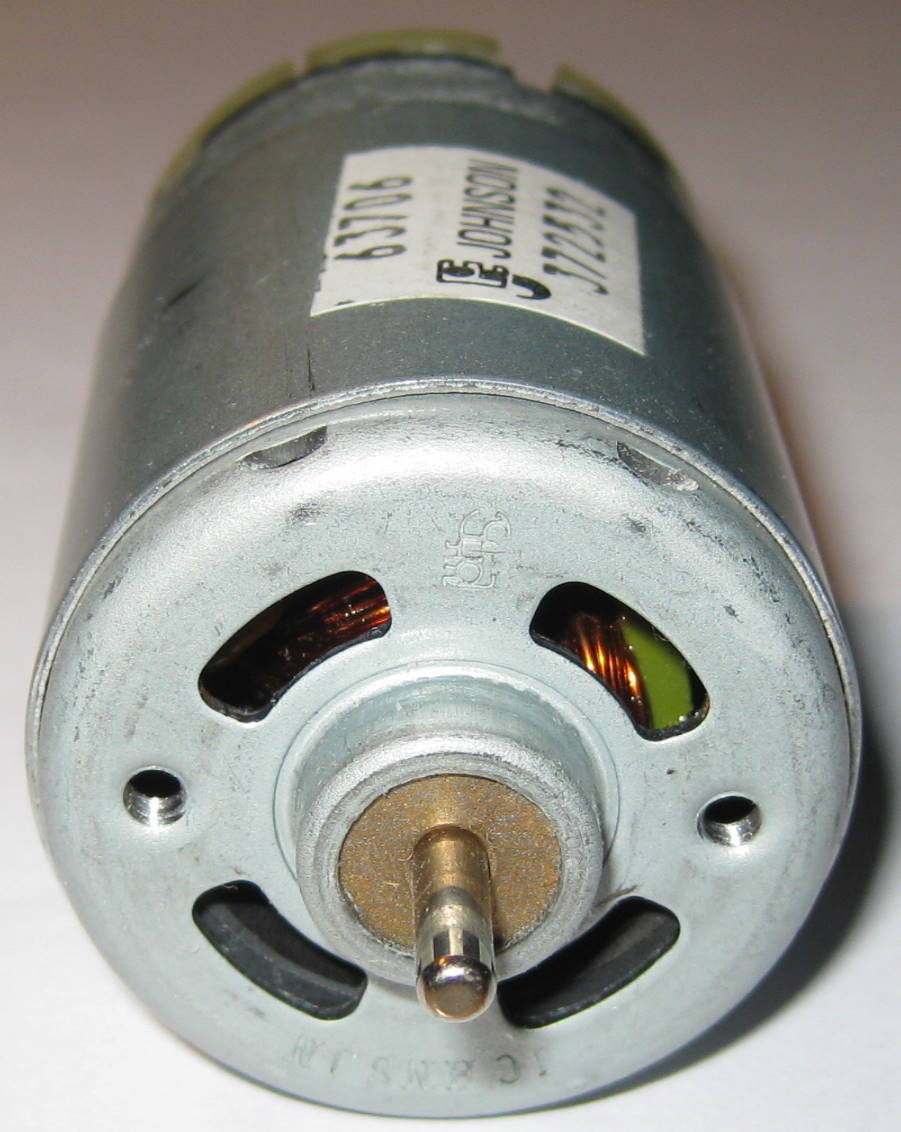 6V DC Motor – R/C and Power Wheels – Powerful Fan Cooled High Speed Hobby Motor