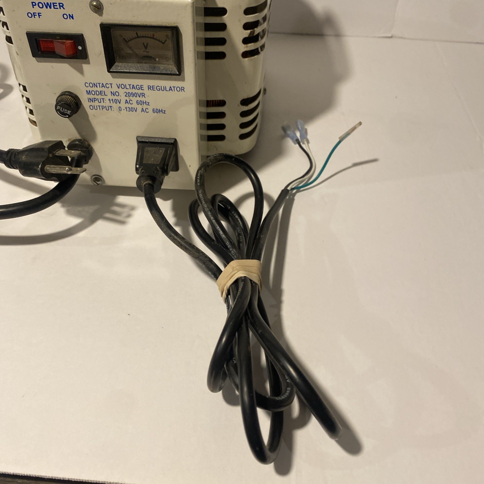 KRM 2090VR 110V Input 0-130V Output Contact Voltage Regulator