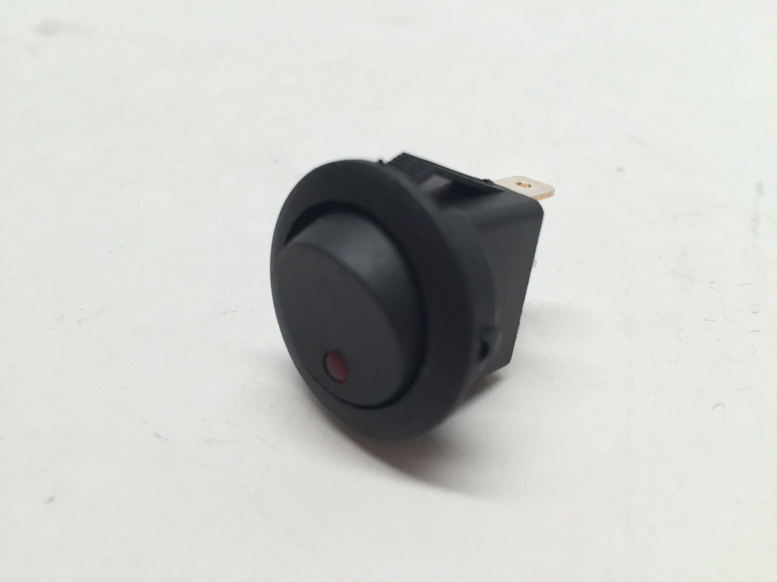 5 PCS MARINE BOAT AUTOMOTIVE CAR ROUND RED DOT LED ROCKER SWITCH SPST ON/OFF