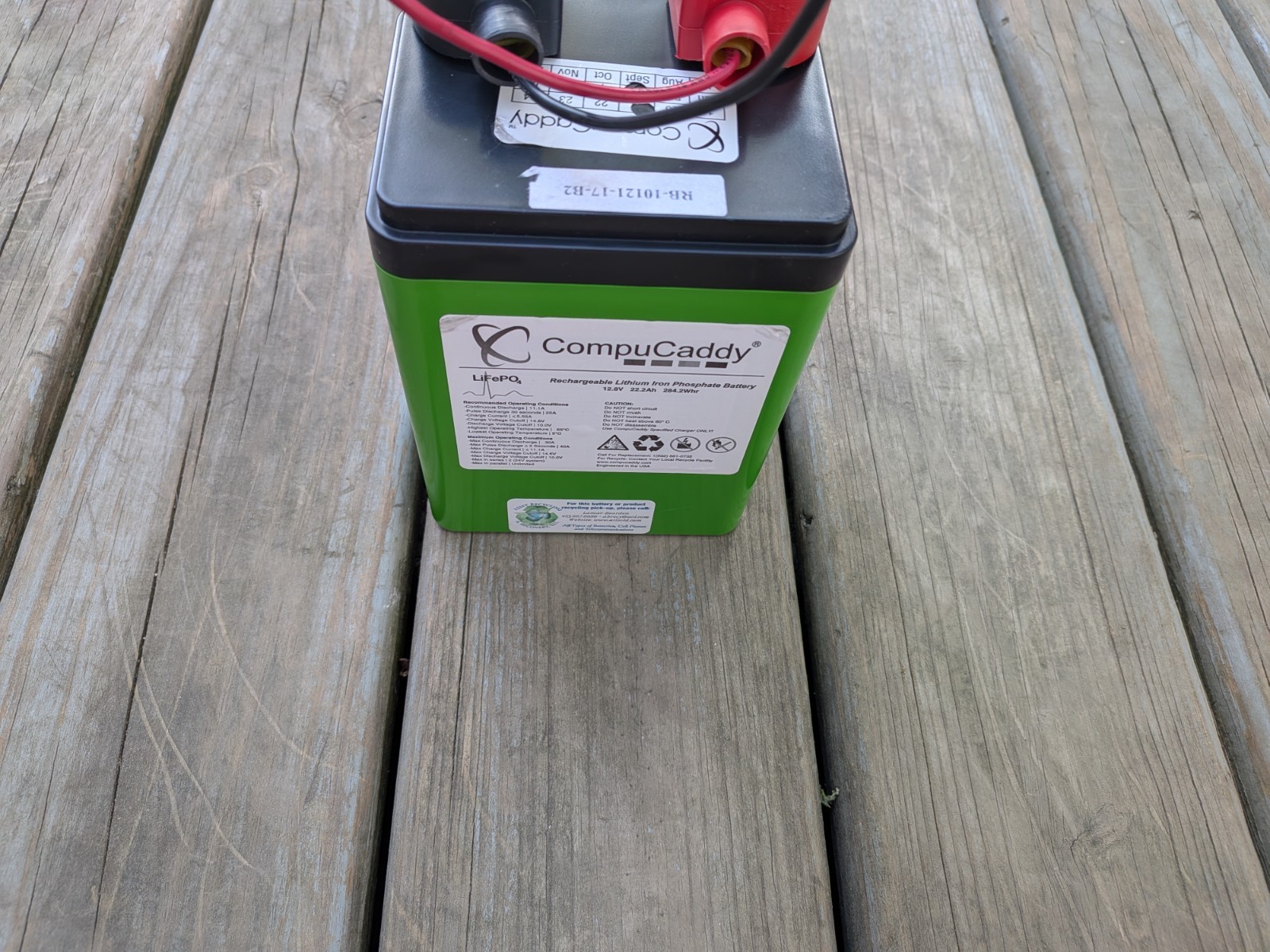 CompuCaddy LiFePO4 12v Battery