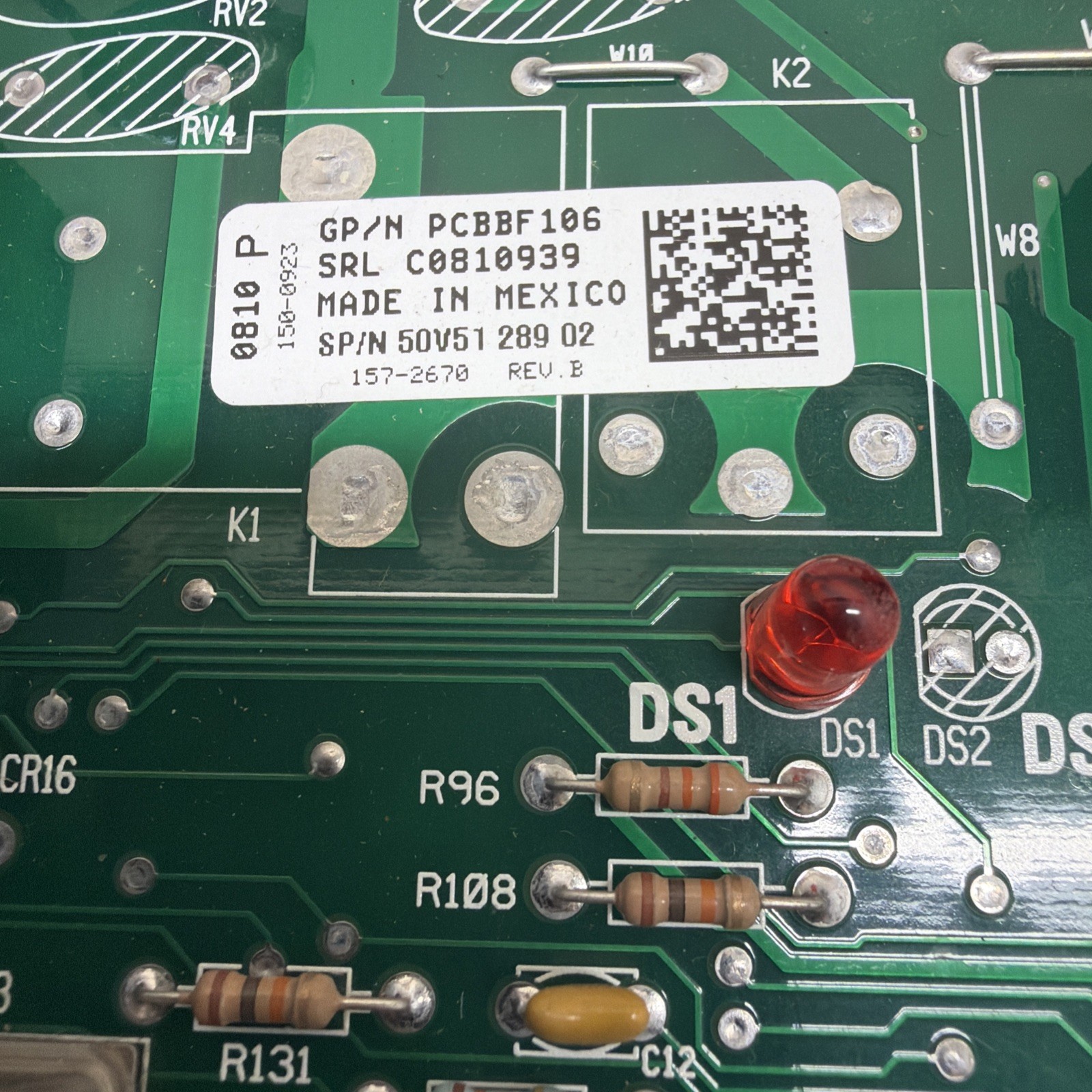 TESTED🔥 Goodman Janitrol Amana PCBBF106 Control Circuit Board 50V51-289-02