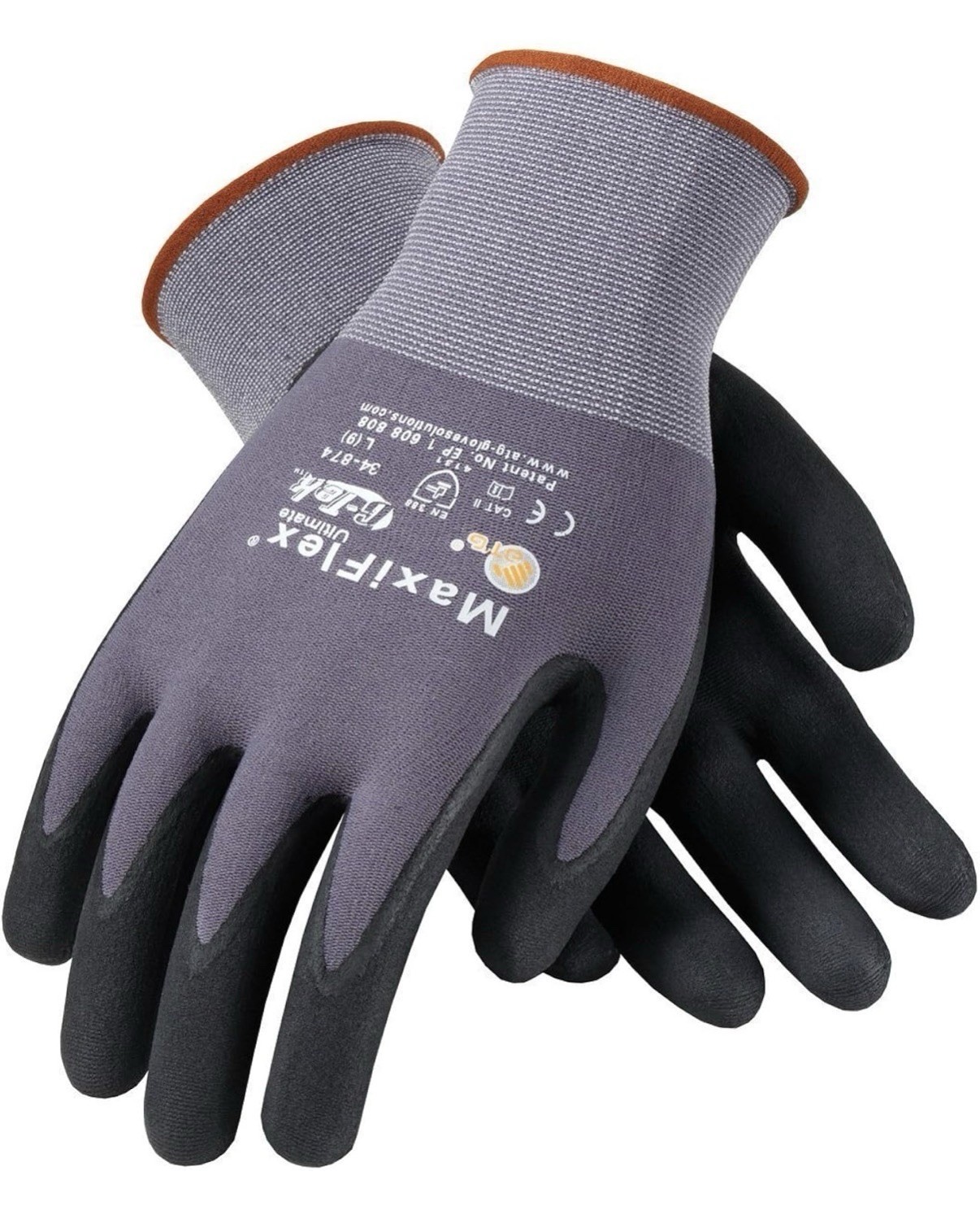 12 Pairs PIP MaxiFlex Ultimate Nitrile Micro-Foam Gloves #7 Small Style 34-874