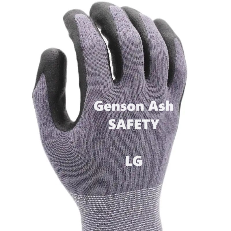 DOZEN – Economical Nitrile Dipped Gloves LG for Dry Environments