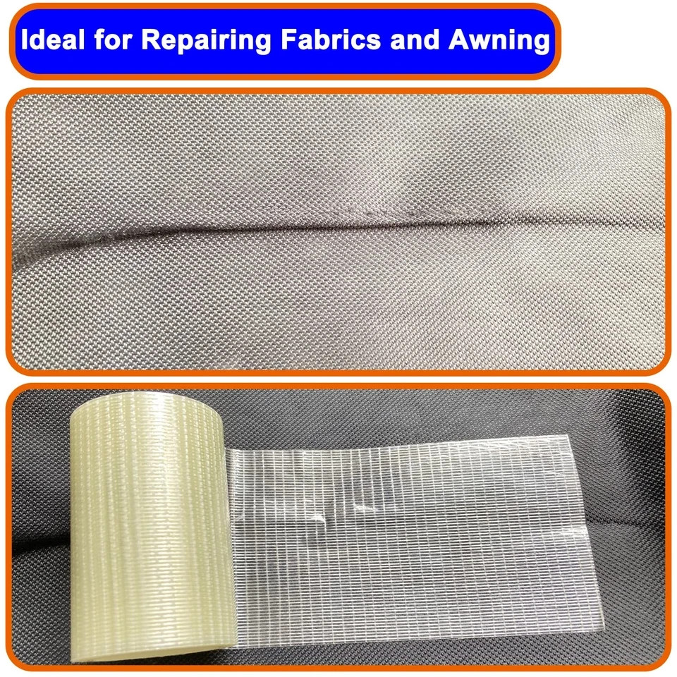 39FT RV Awning Repair Tape,Waterproof Canvas Repair Patch Kit, Tent Repair Tape