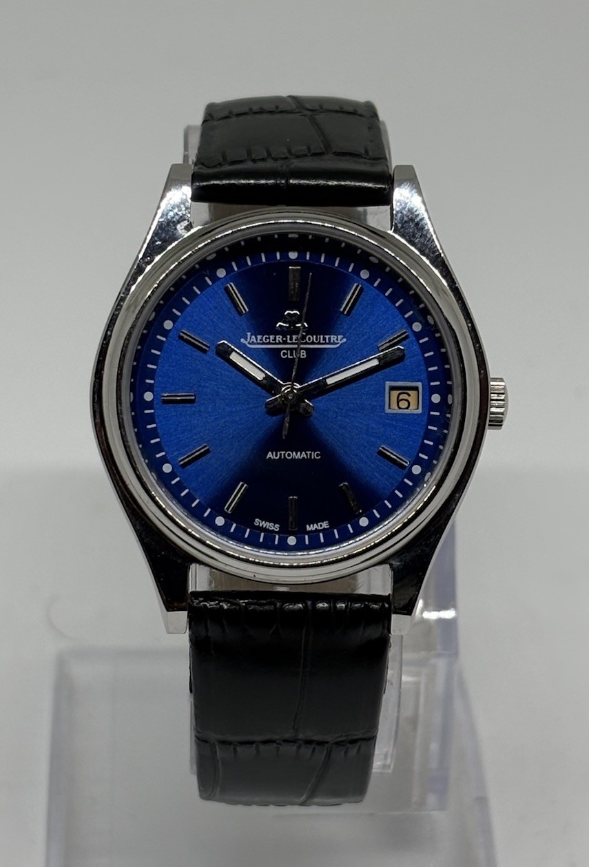 Vintage Jaeger-LeCoultre 25 Jewels Automatic Swiss Made Men’s Watch Blue Dial