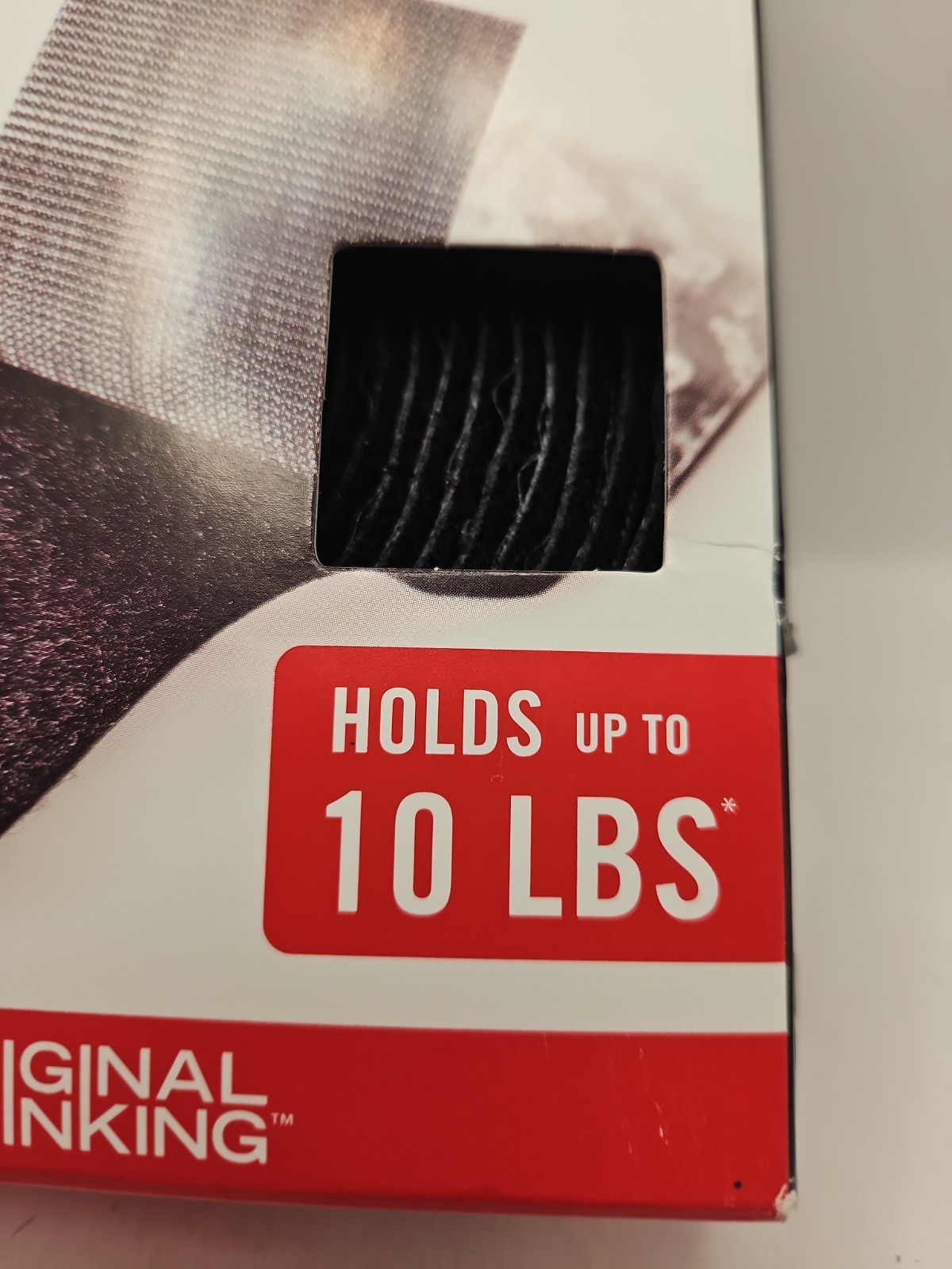 VELCRO Brand Heavy Duty Tape 16 Foot Roll,up to 10 lbs 1-1/2in Width, Black