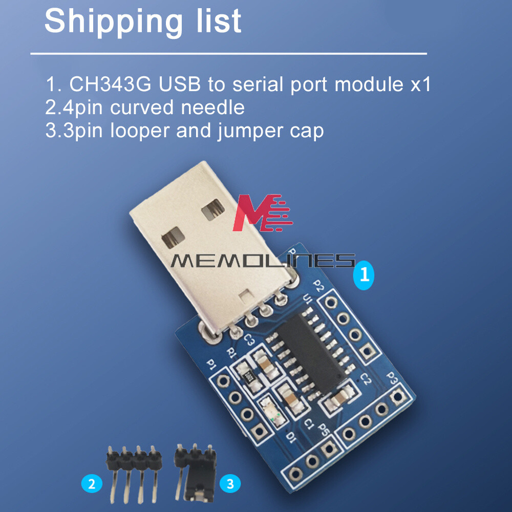 USB to TTL Converter CH343G USB to Serial Port Module Compatible With USBV2.0