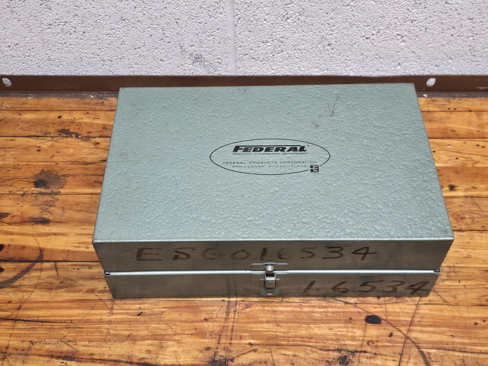 Federal 1-2″ E300P-2 Snap Gauge Gage w/ EHE-1101 Head And Metal Case