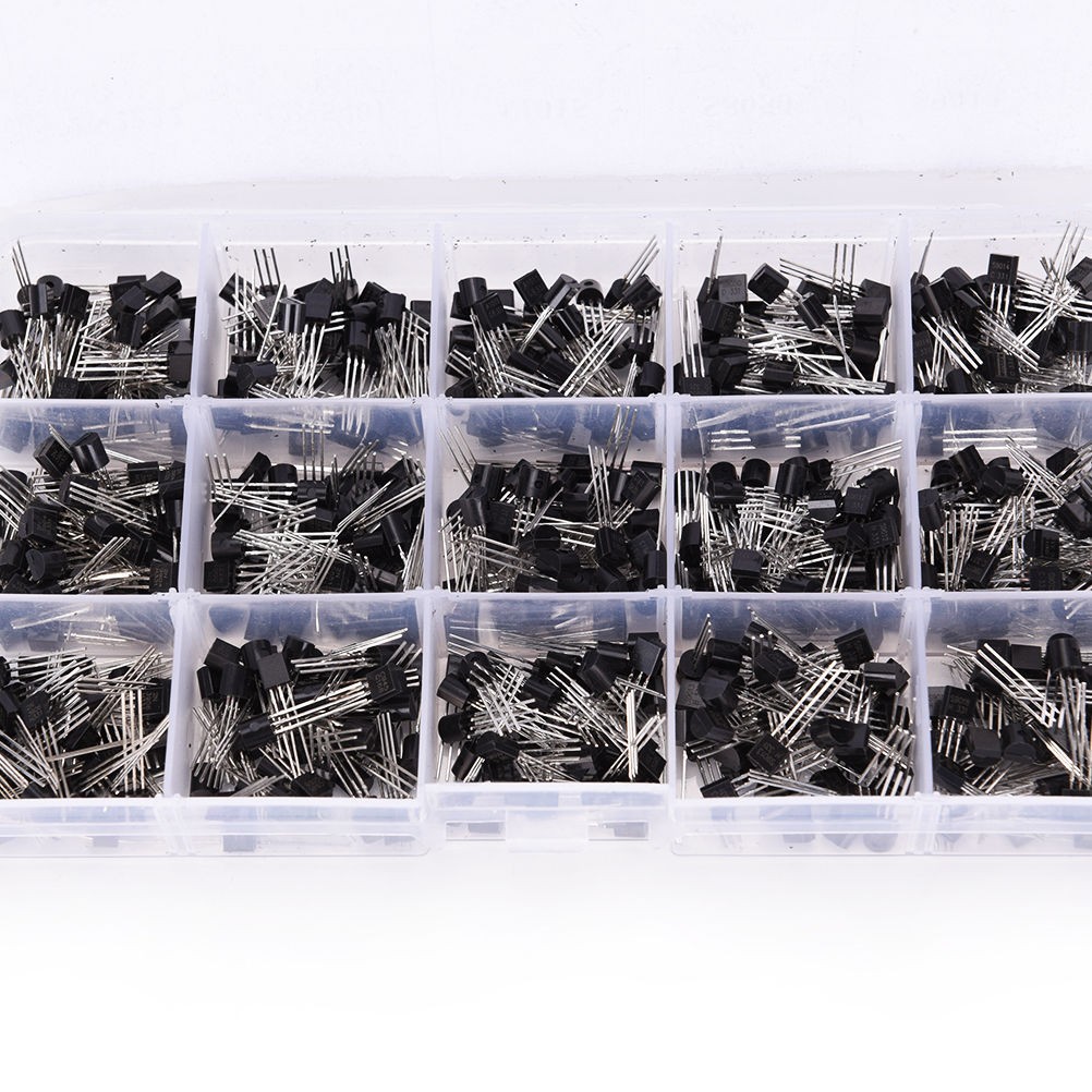 600pcs TO-92 Assortment NPN PNP DIY kit 15 value Transistor