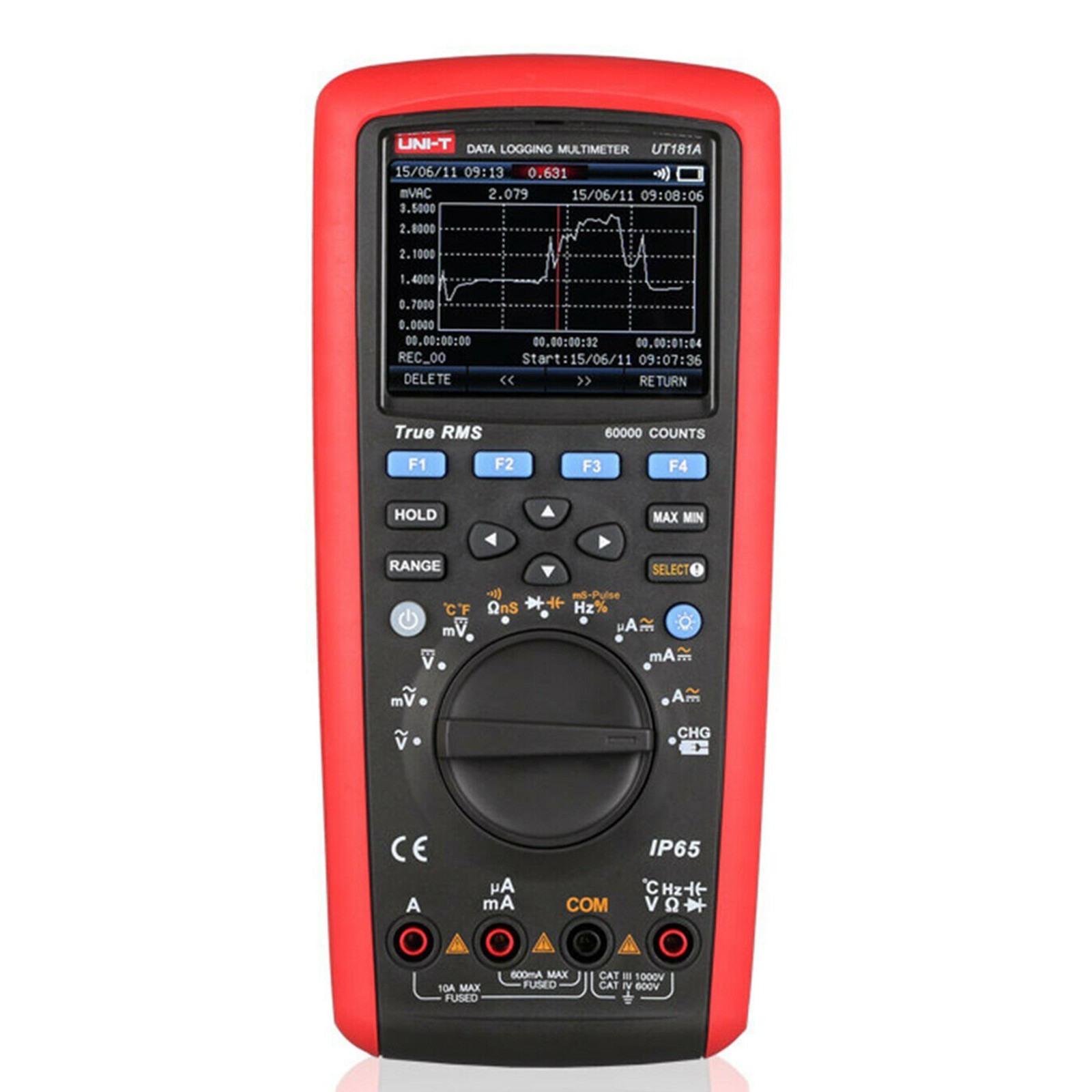 UNI-T UT181A True RMS Datalogging Multimeter DMM Capacitance Temperature Meter