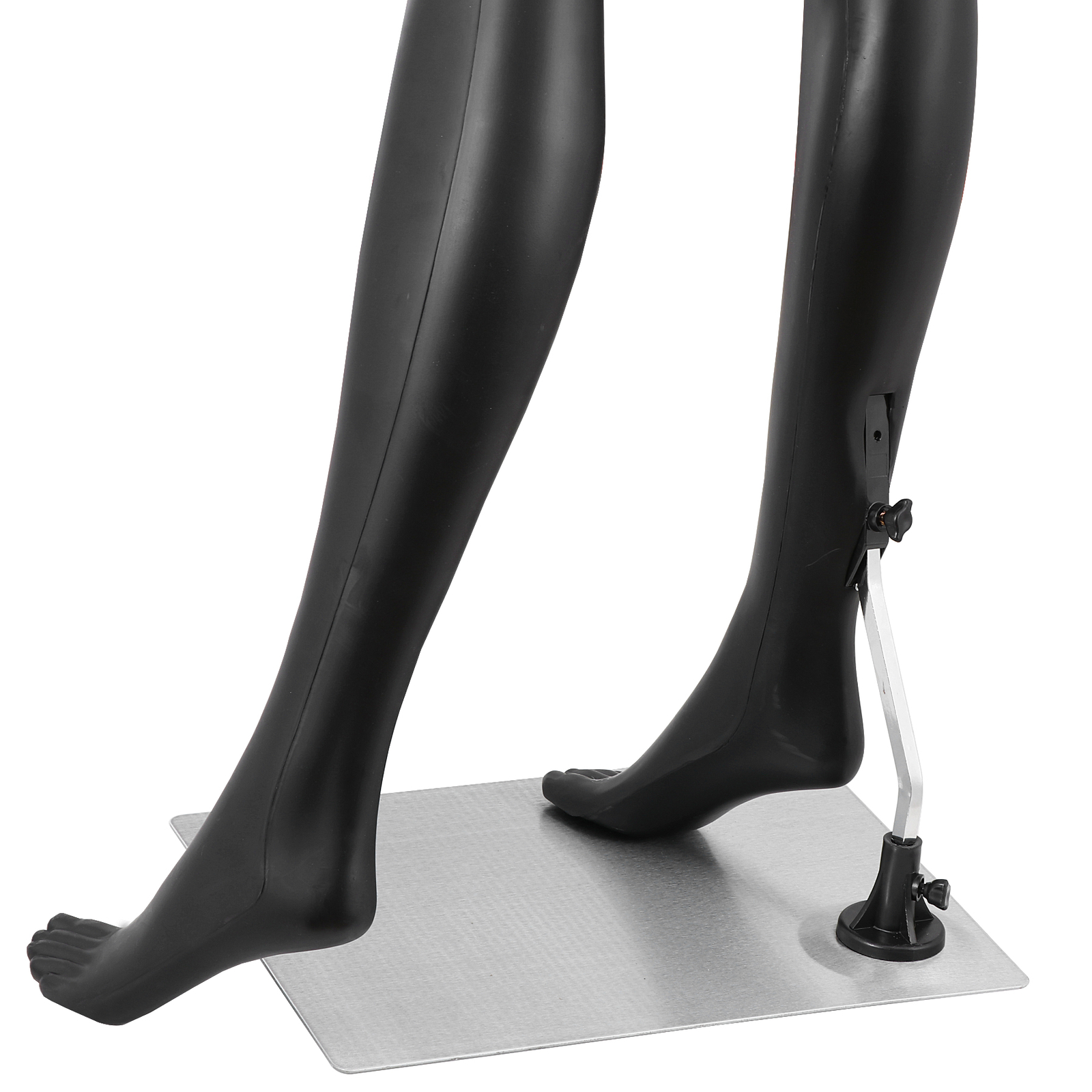 70″ Black Female Mannequin Full Body Maniquine Model Stand Adjustable Metal Base