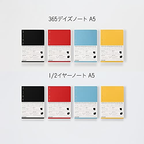 A5 Red Blank Notebook 96 Sheets 5.8 x 8.3 Inches Ideal for Writing and Drawing