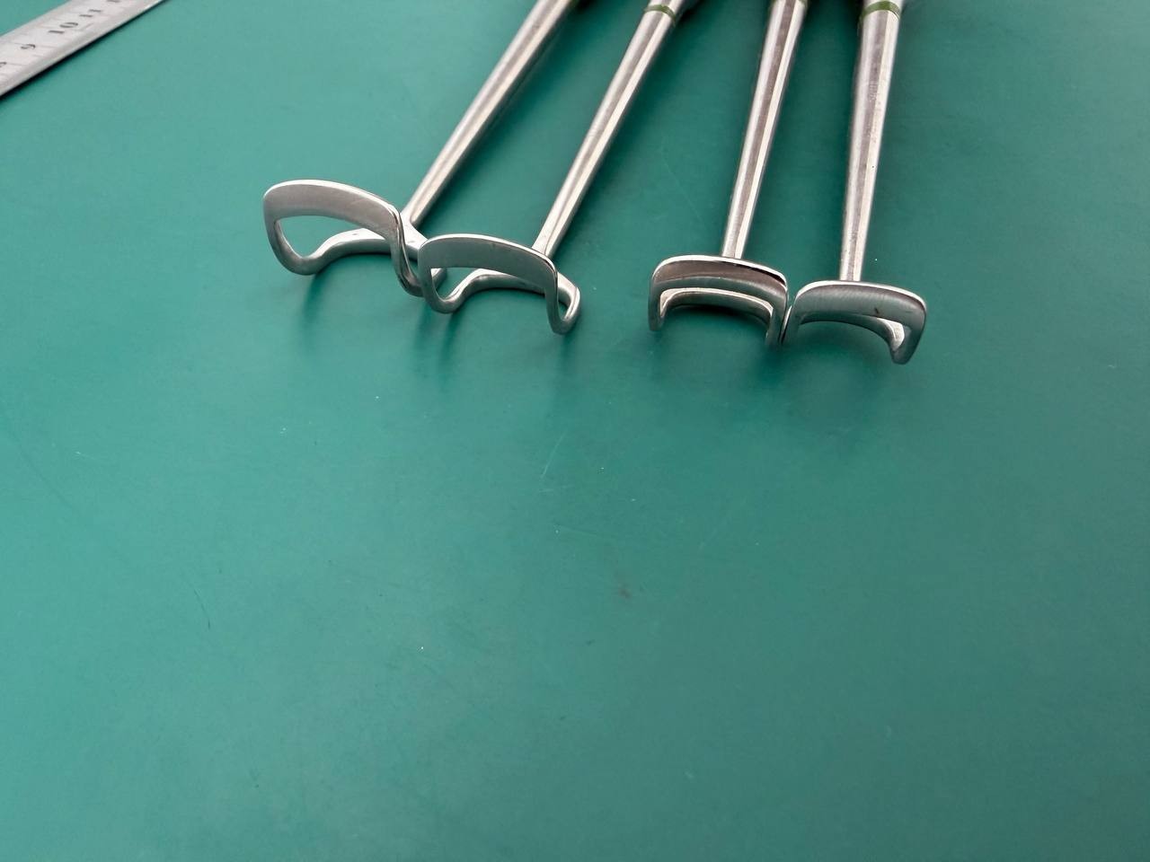 Set of 4 Aesculap BARNHILL Adenoid Curette, #1,#2,#3,#4 OM471R, OM472R, OM473R