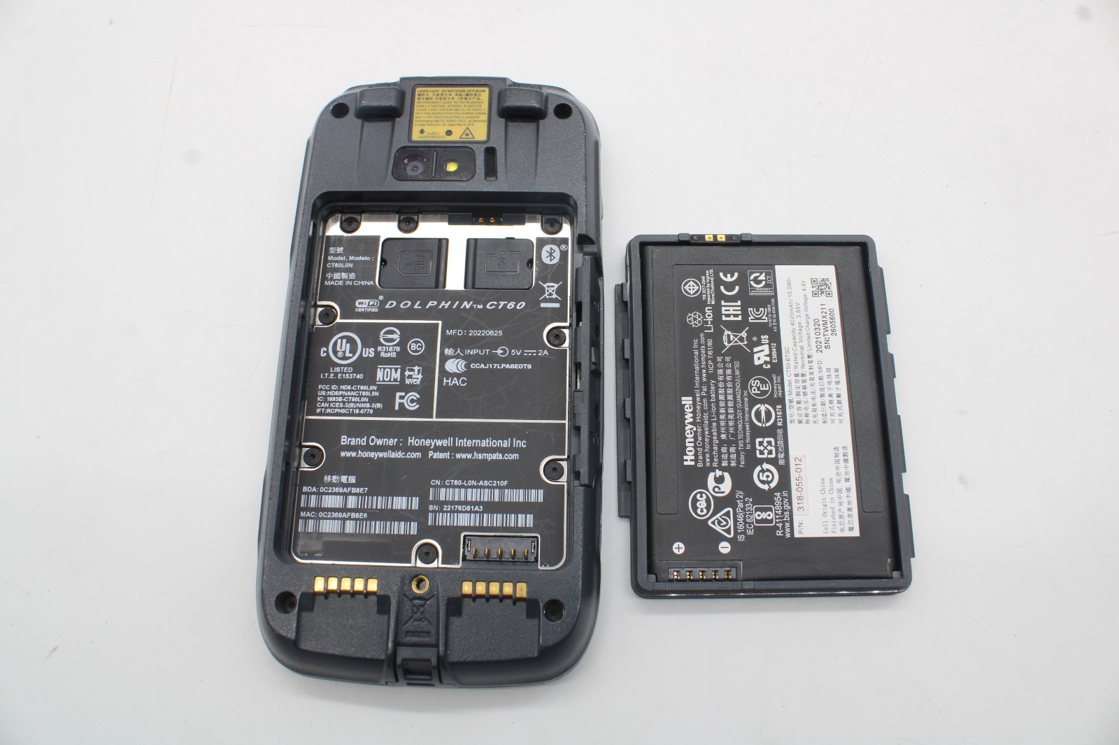 Honeywell CT60 Android 13 Mobile Computer w/ Battery CT60-L0N-ASC210F