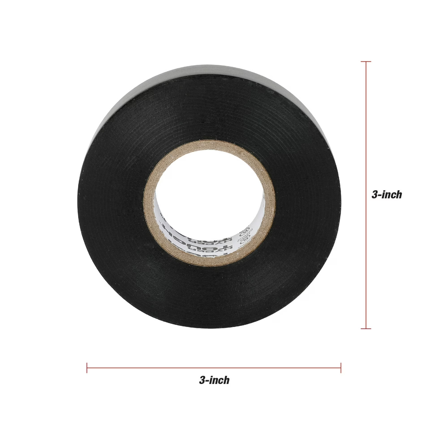 Hyper Tough Black Electrical Tape 60 ft General Purpose Insulating Tape