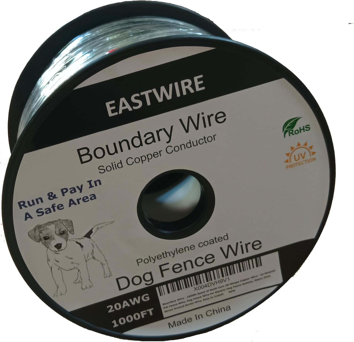 Boundary Wire – 1000Ft Spool of Solid Core 20-Gauge Copper Wire -Underground