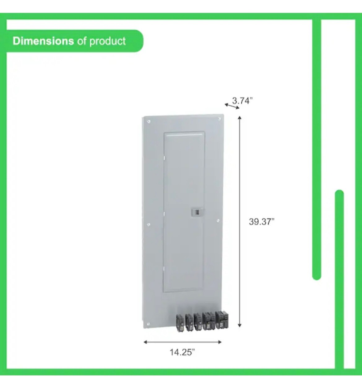 Square D HOM4080M200PCVP Main Breaker Panel