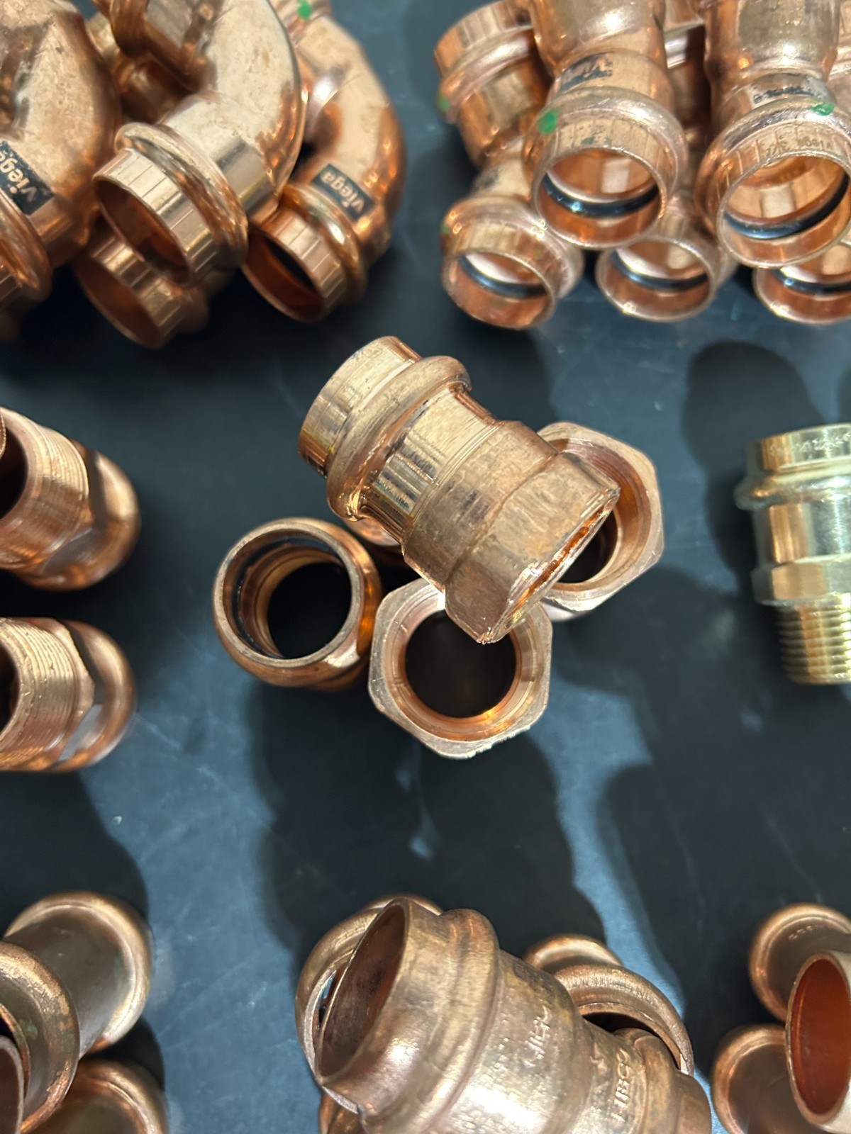 PROPRESS NIBCO VIEGA COPPER PRO PRESS FITTINGS 3/4″ NIB. MADE IN USA QTY 71