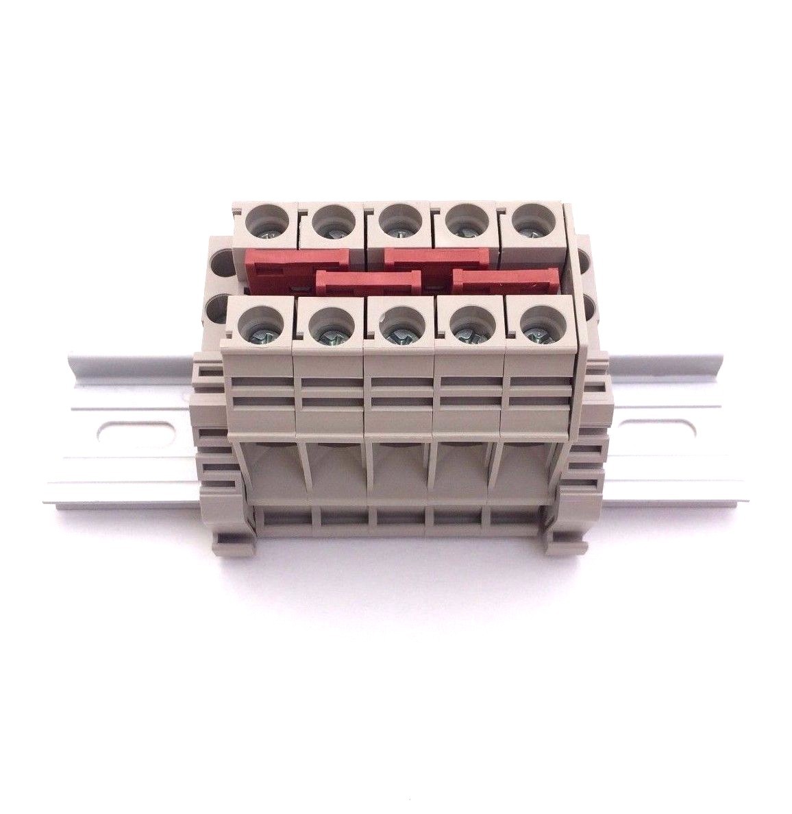 Solar Combiner Box Connector DIN Rail Terminal Blocks Dinkle 6AWG 60A 600V