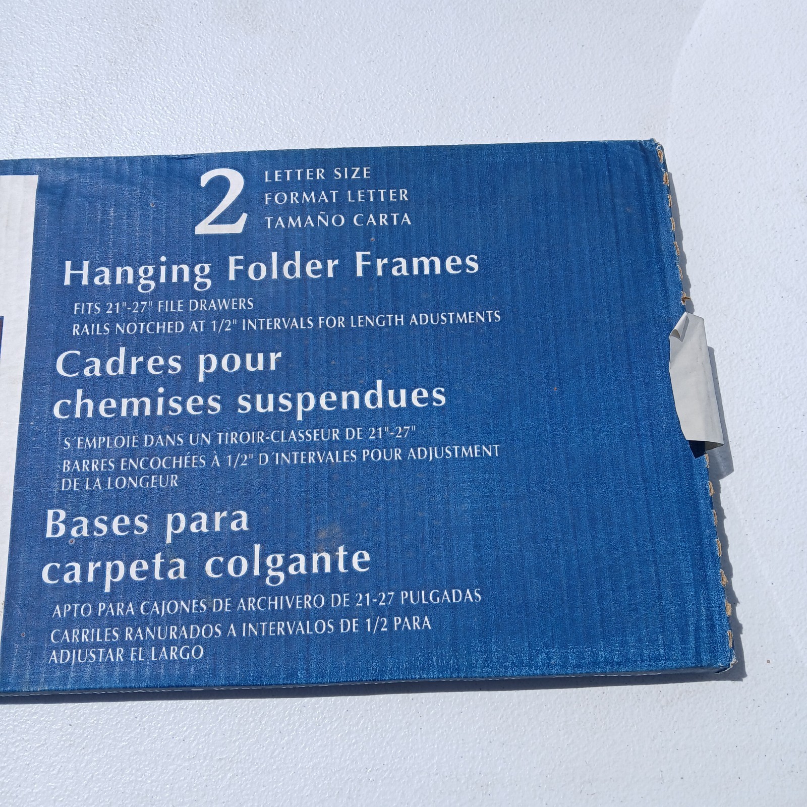 Oxford 2 Letter Size Hanging Folder Frames 21 in. – 27 in. File Drawers- 94422