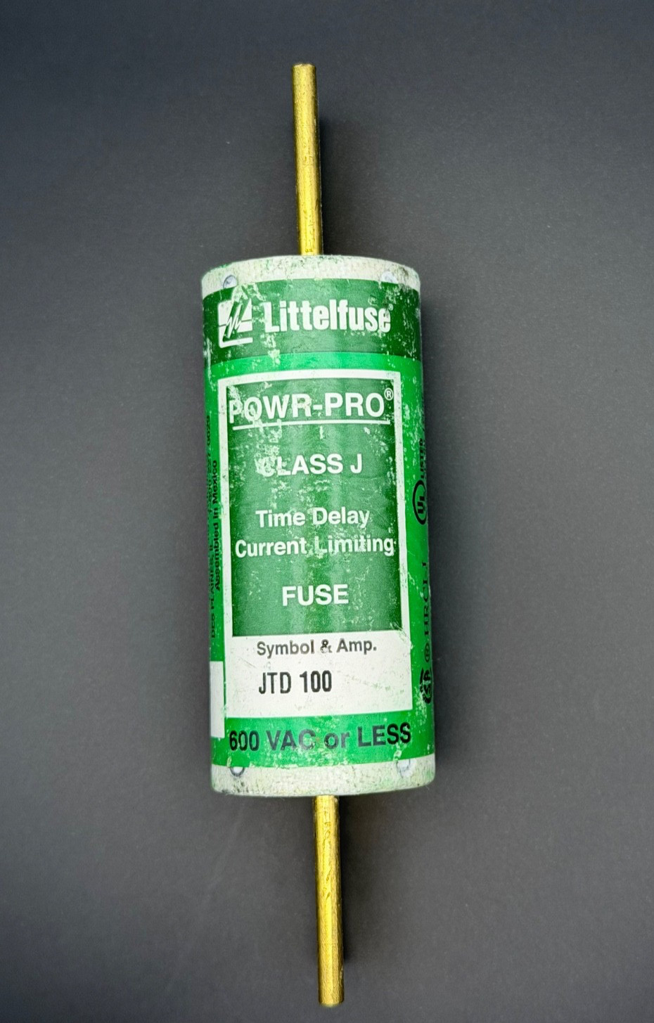 LITTELFUSE JTD100 / JTD 100 CLASS J TIME DELAY FUSE 100A 600V