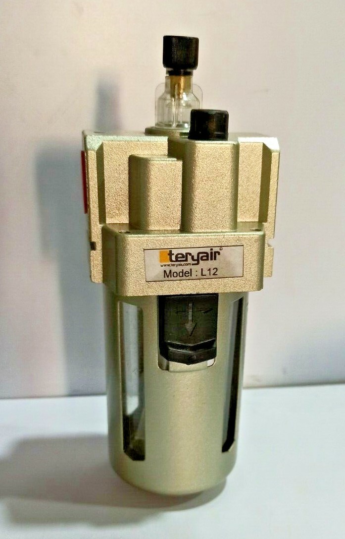 Teryair Model L12 – 1/2″ Lubricator – Max.press 1MPa 150PSI – Max Temp. 60C-140F