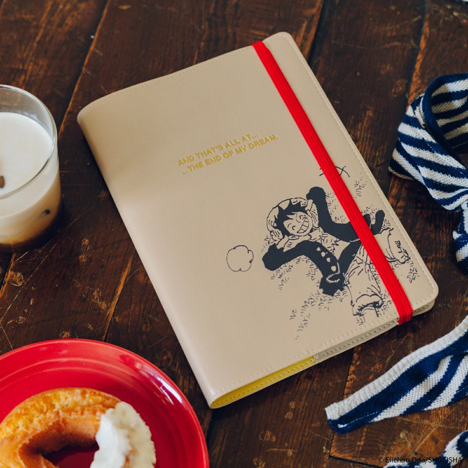 Hobonichi Techo Cover A5 ONE PIECE Magazine Luffy Dream Sand Beige