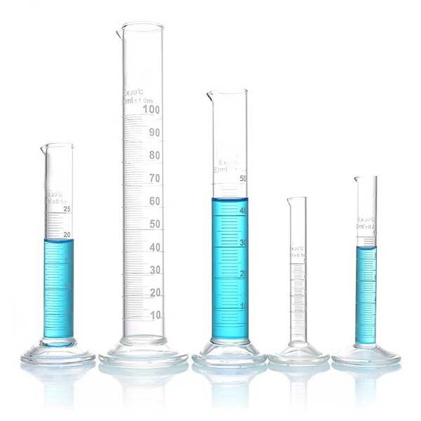 5ml – 1000ml Transparent Graduated Measuring Cylinder with Stopper Lab Supplies