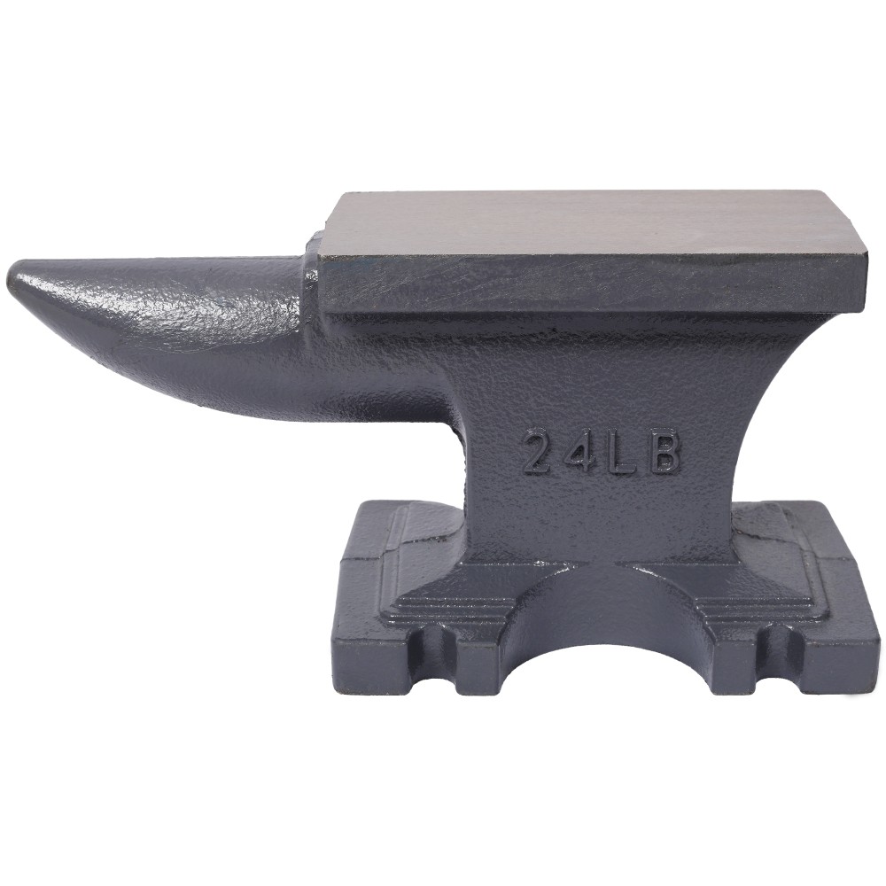 55LB(25KG) Gray Cast Iron Anvil, Square Horn & Stable Base