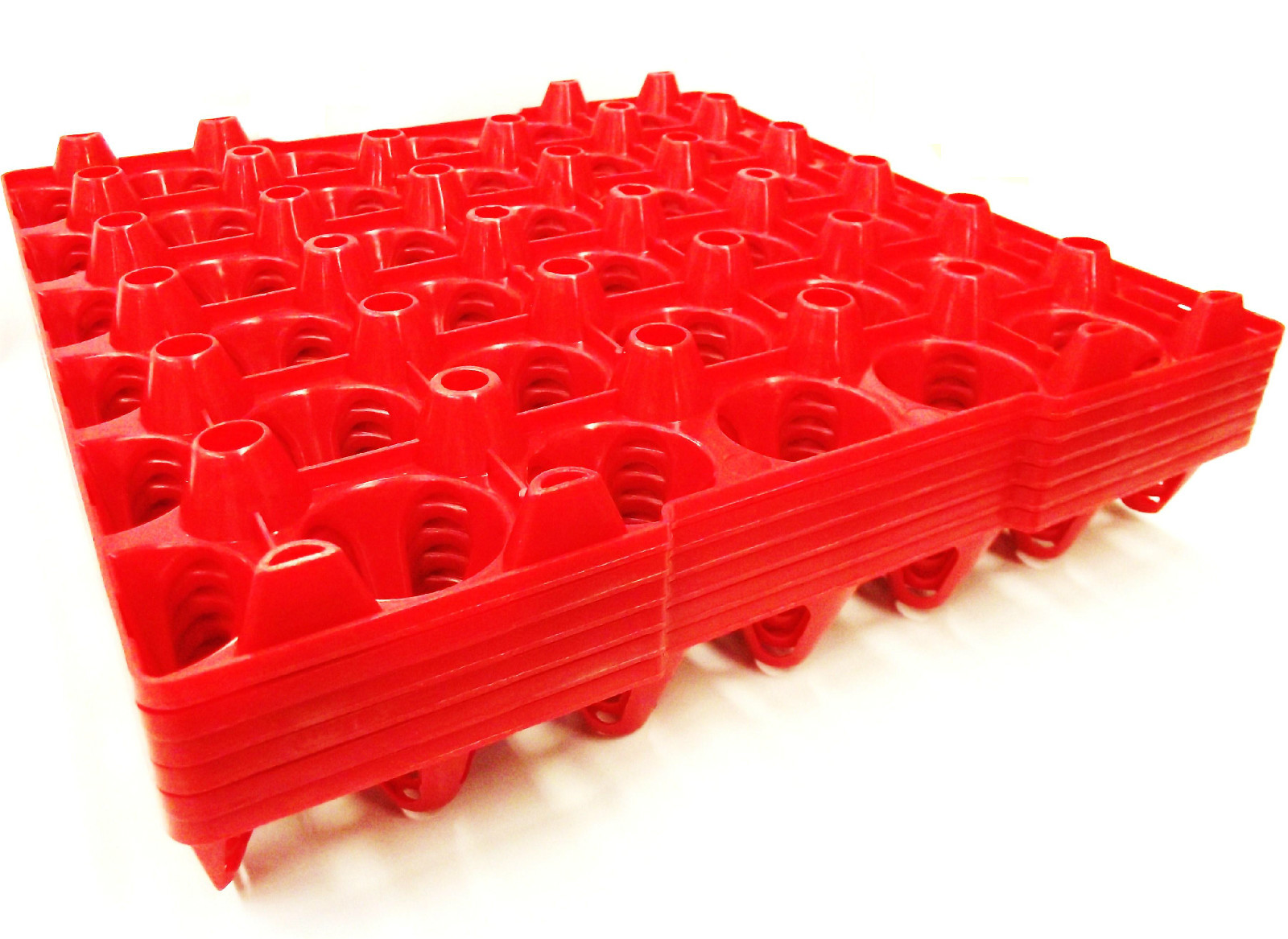 72 RITE FARM PRODUCTS 30 EGG PLASTIC CHICKEN TRAYS SHIPPING CARTON POULTRY FLAT