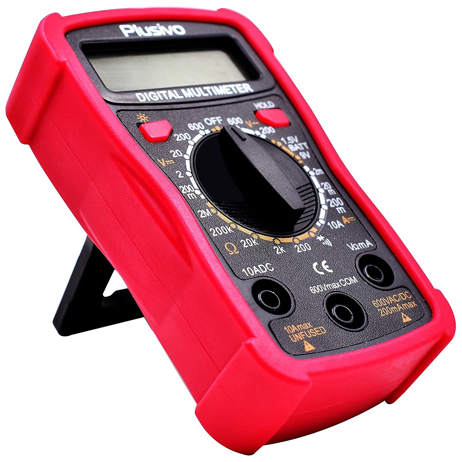 Plusivo Digital Multimeter Measuring Voltage Resistance Current Meter AC DC