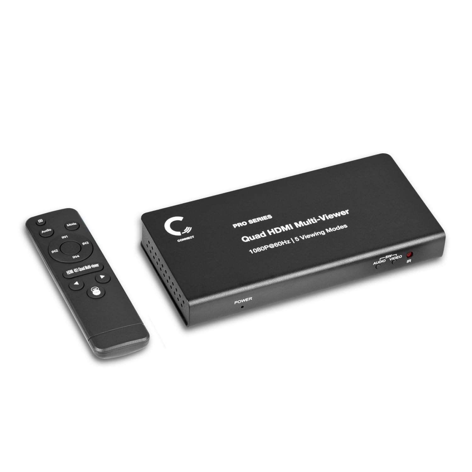 4 Ports Quad HDMI Multi-Viewer/Screen Divider/Switch | 1080p @ 60Hz | 5 Viewi…