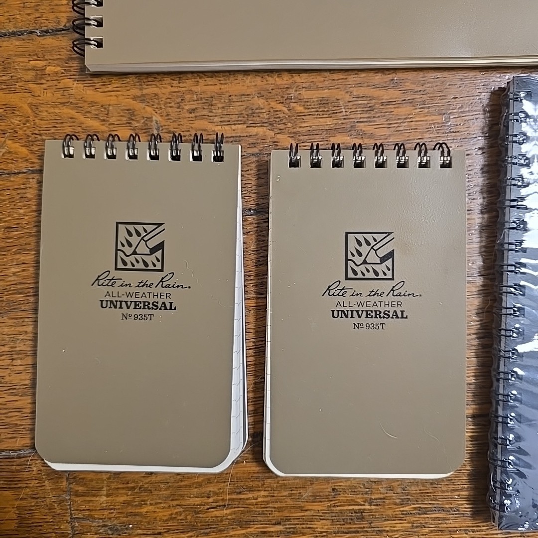 Lot of 4 Rite in the Rain All-Weather Notebooks