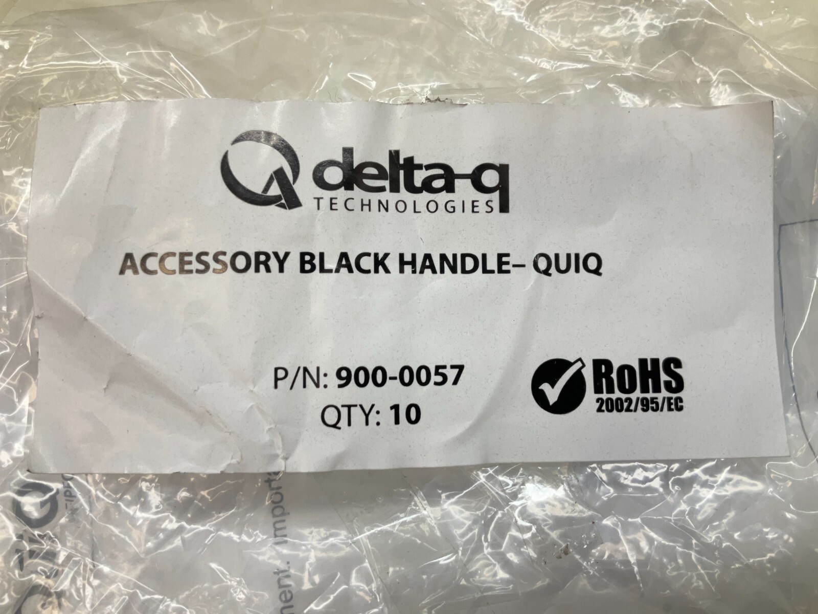 Delta-Q Ezgo 900-0057 Accessory Black Handle – QUIQ 9000057 Bag of 10 New (TSC)