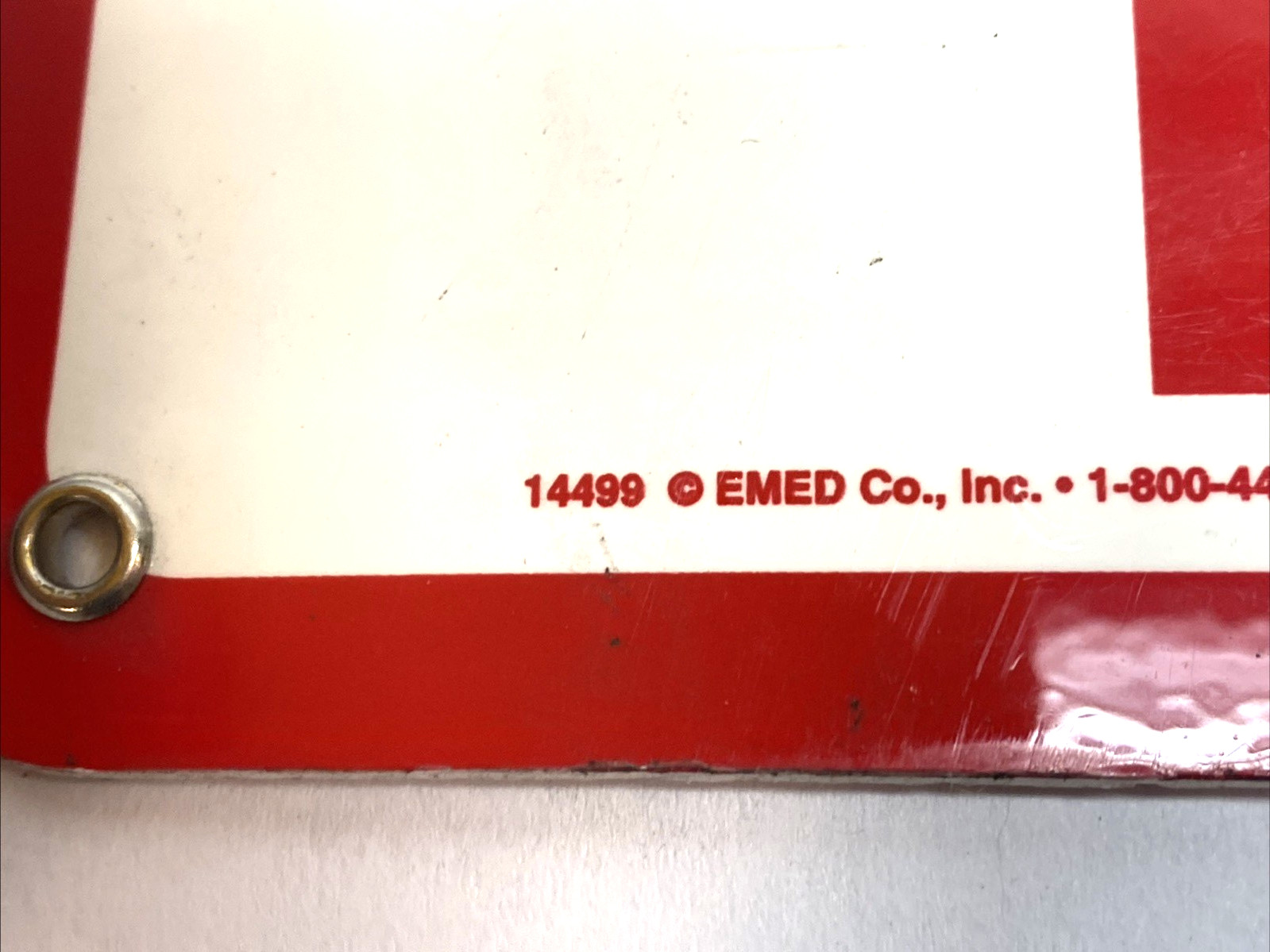 EMED 14499 Not An Exit Sign 10″X7″ LOT OF 4