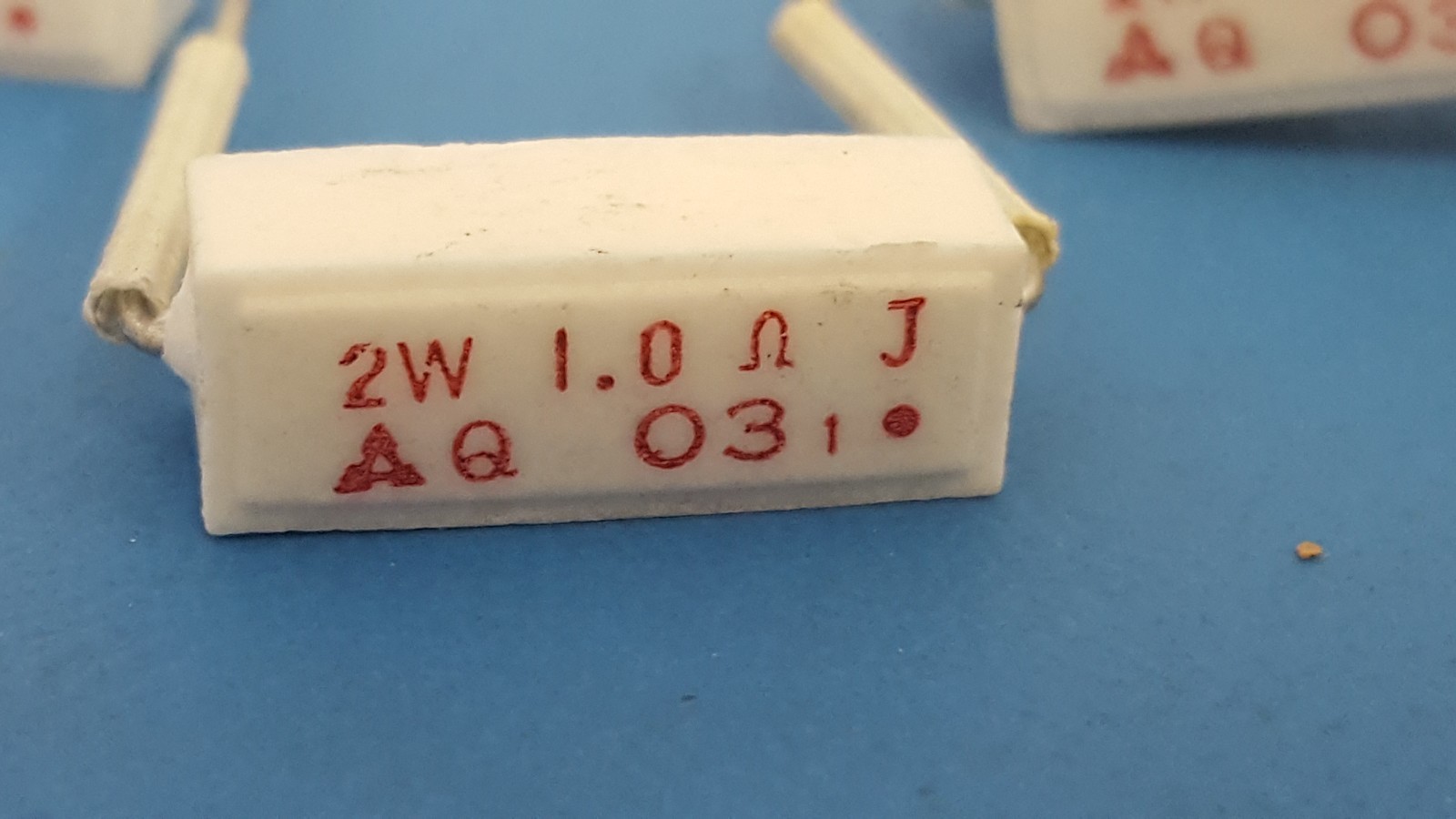 Power Resistor, Ceramic Cement, 2W, 1 Ohm, 2W 1Ω, 1R, 5%, 10 Pcs