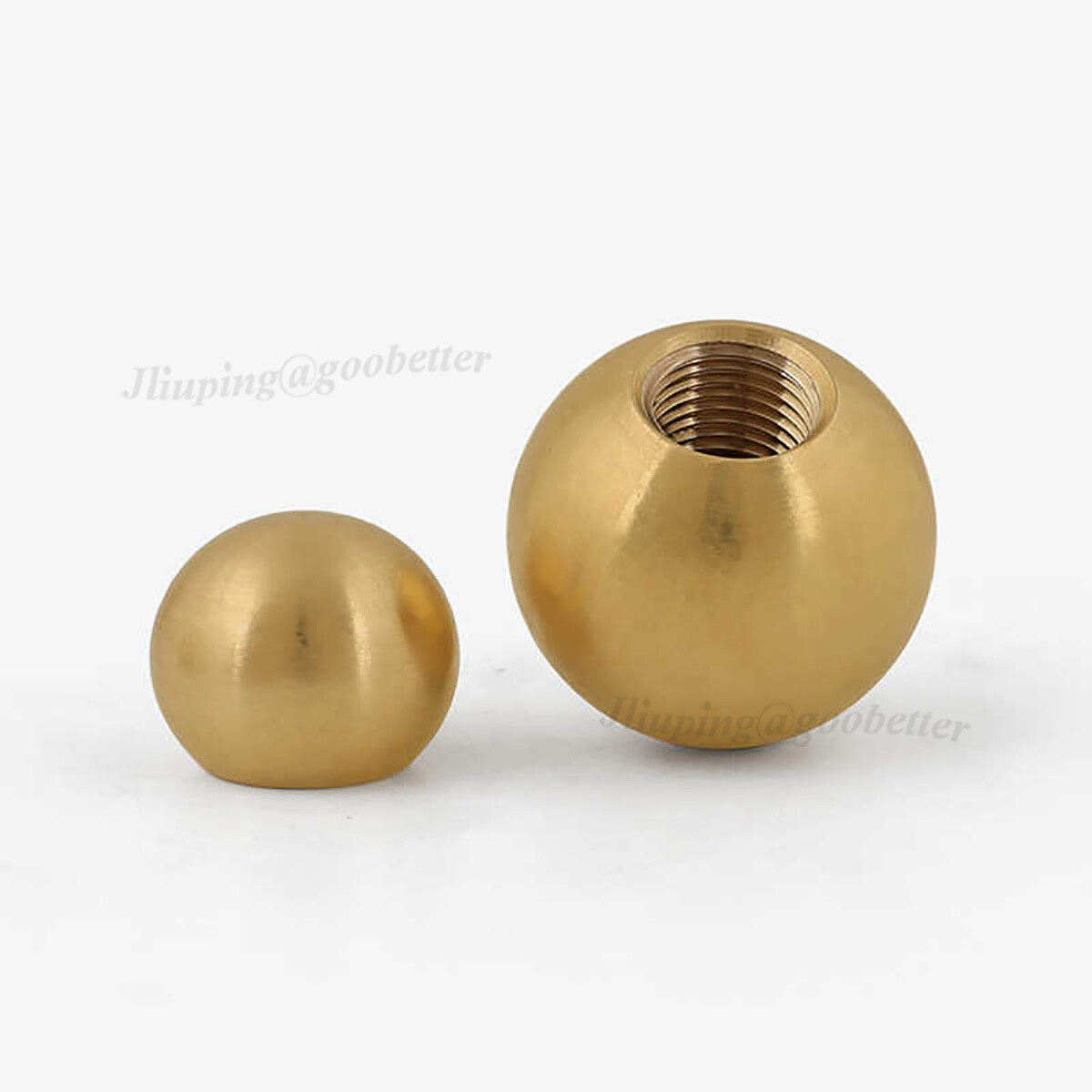 Brass Ball Nuts Lamp/Chandelier Ball Cap/Finial Dia 6-25mm Female Thread M3-M12