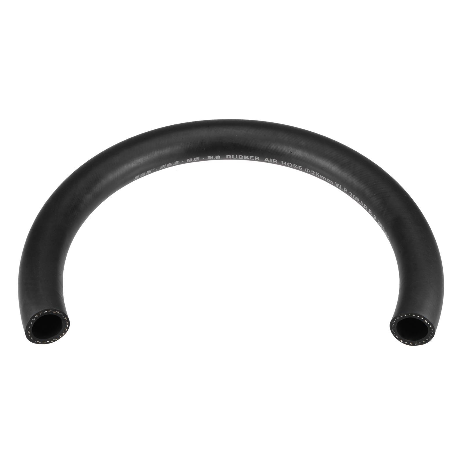 1″ ID Fuel Line Hose 1 1/2″ OD 2ft Black Rubber Oil Hose Tubing for Fuel System