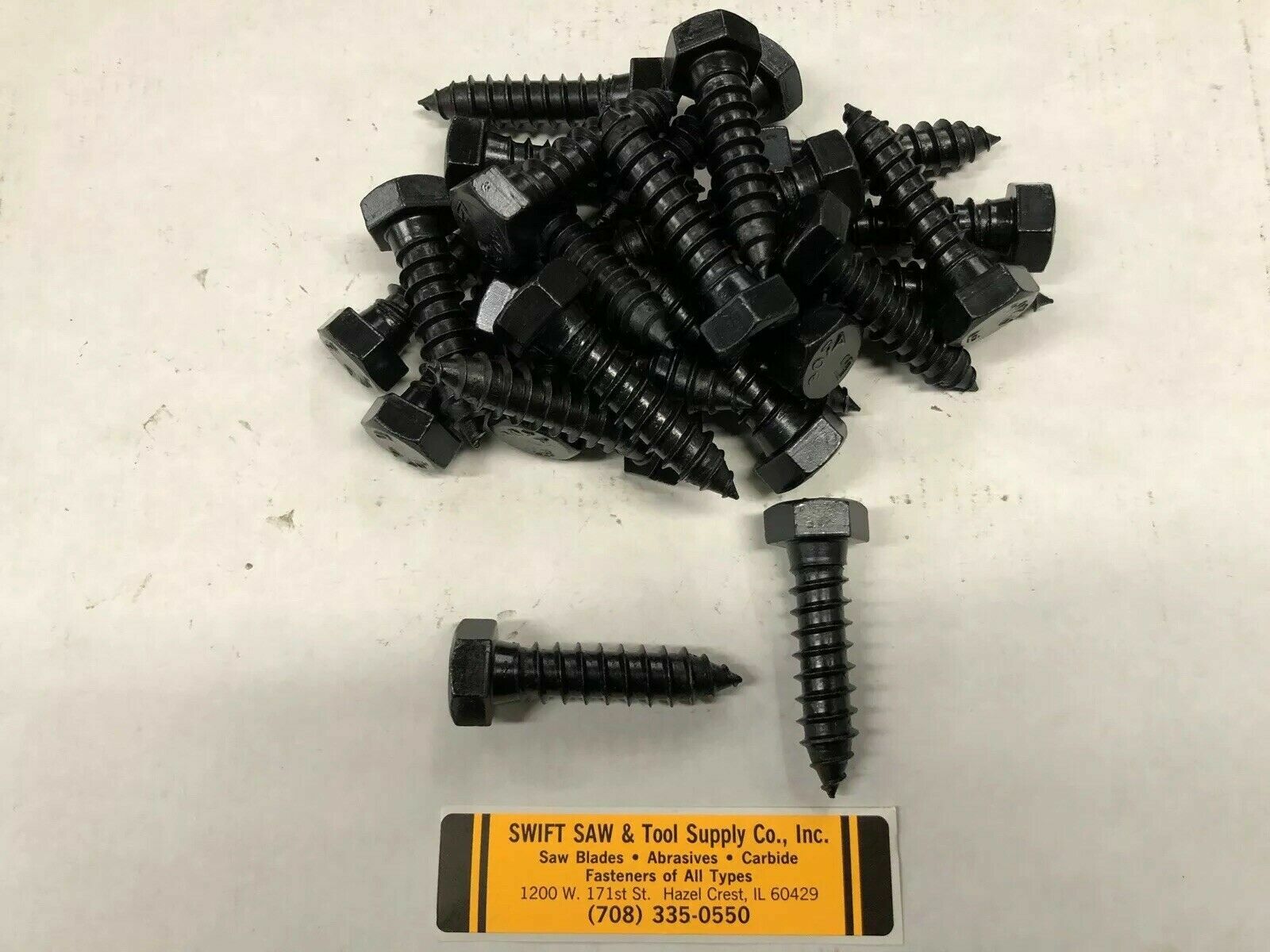 1/2″ BLACK OXIDE COATED HEX HEAD LAG SCREW BOLT ***PICK YOUR LENGTH***