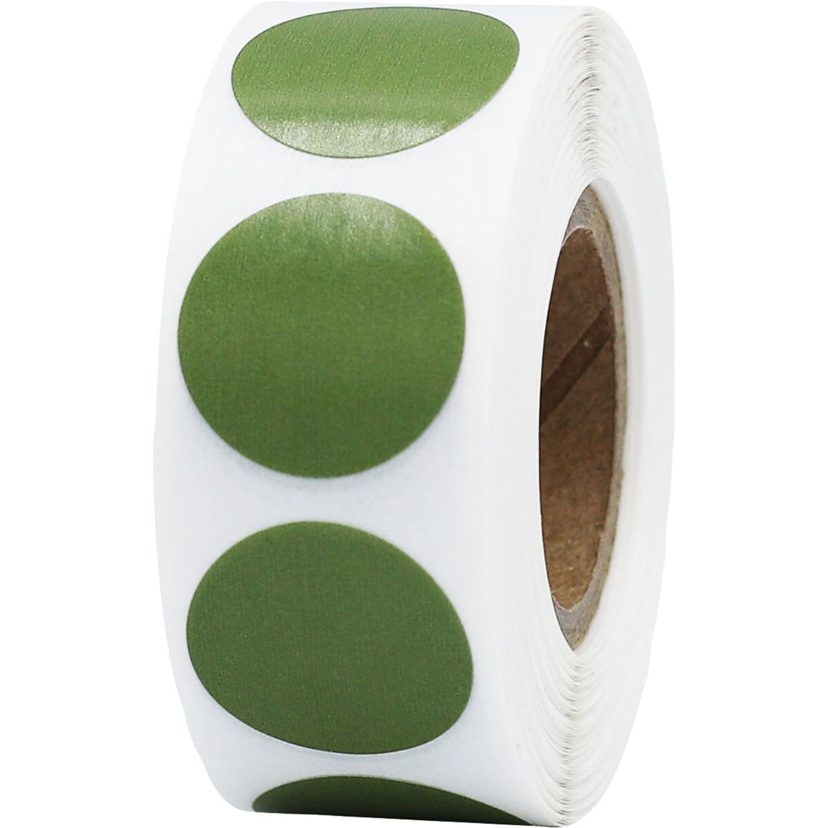 Circle Dot Stickers | 0.75″ Inch Round | 500 Pack | Pick One Color