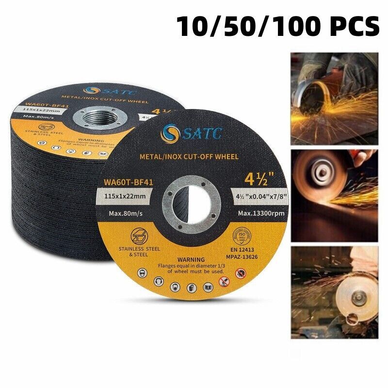 4-1/2″ Cutting Disc Ultra Thin Metal 4.5 inch Cut Off Wheels for Angle Grinder
