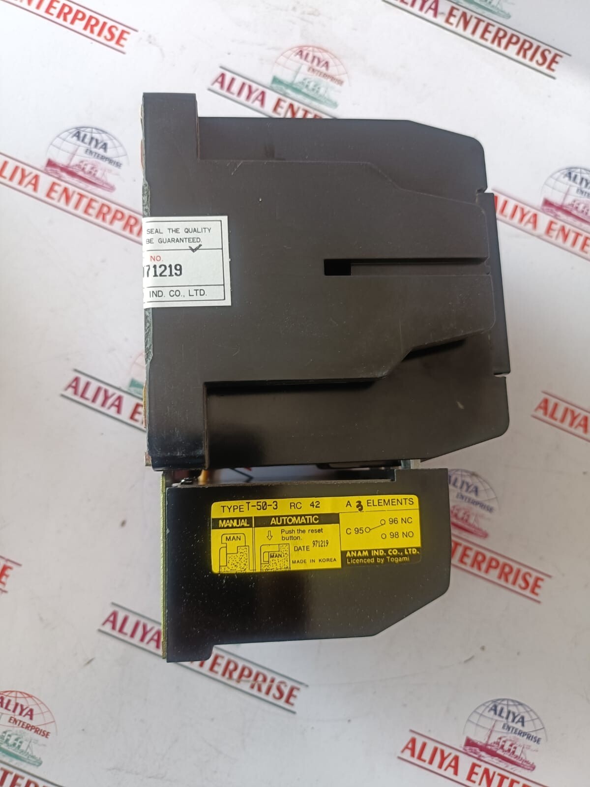 MAGNETC CONTACTOR MADE IN KOREA PAK-50AT(80A)COIL VOLTEG 220V FREE FAST SHIPPING