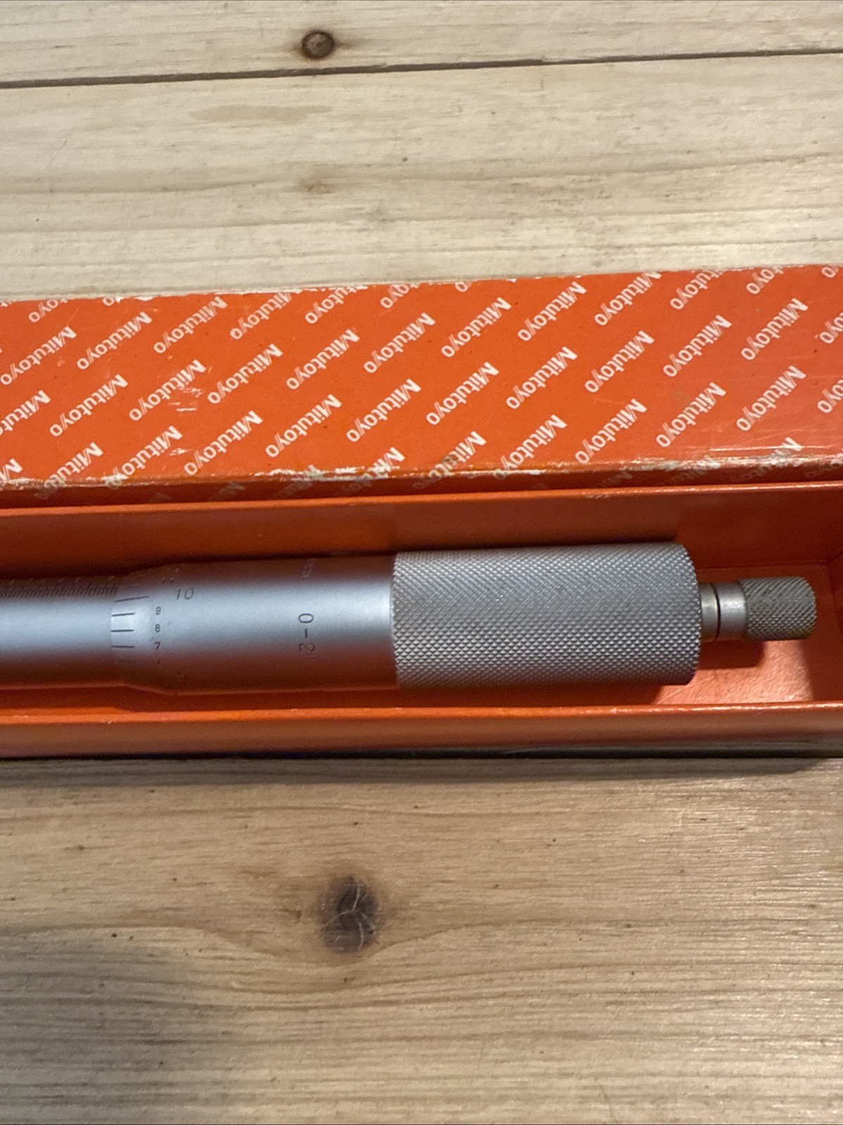Mitutoyo 151-272 Vernier Micrometer Head 0-2” 0.001” + 0.0001” Ratchet Carbide