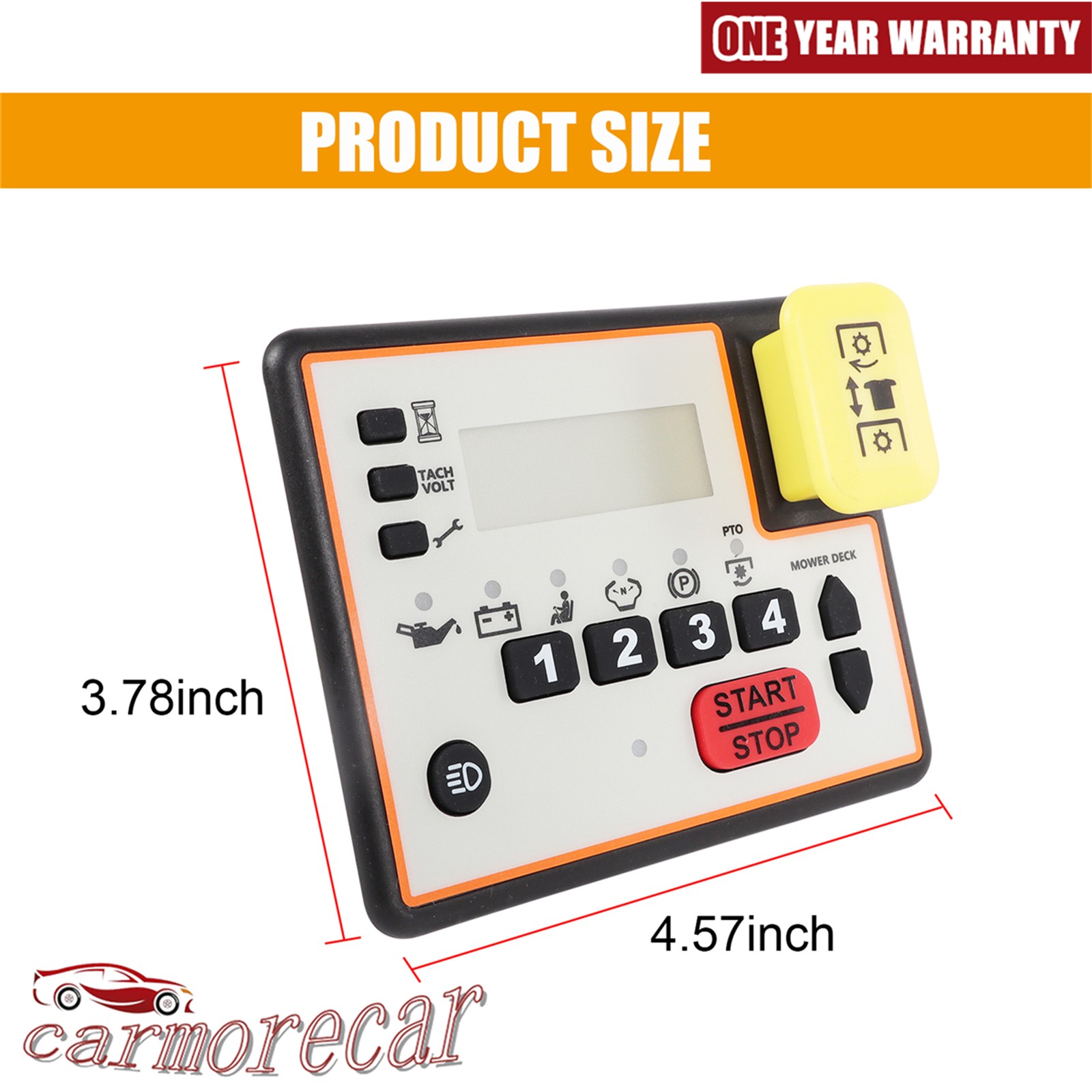 Control Panel Console Keypad For Spartan Mower Carb 486-0058-00, 486-0057-00