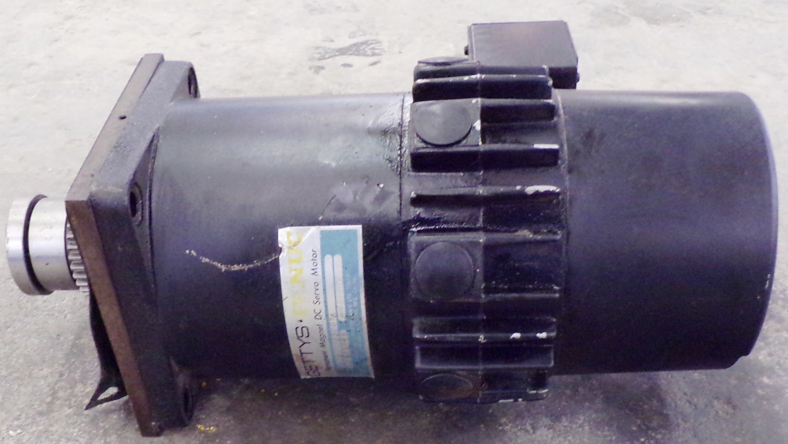 GETTY’S FANUC DC SERVO MOTOR, TYPE D-014784, MODEL 10-2500M