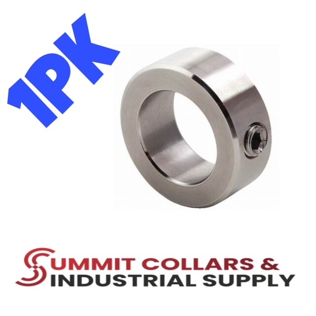 (1) 1-3/8″ STAINLESS STEEL SHAFT COLLAR SET SCREW STOP CSS-137-1