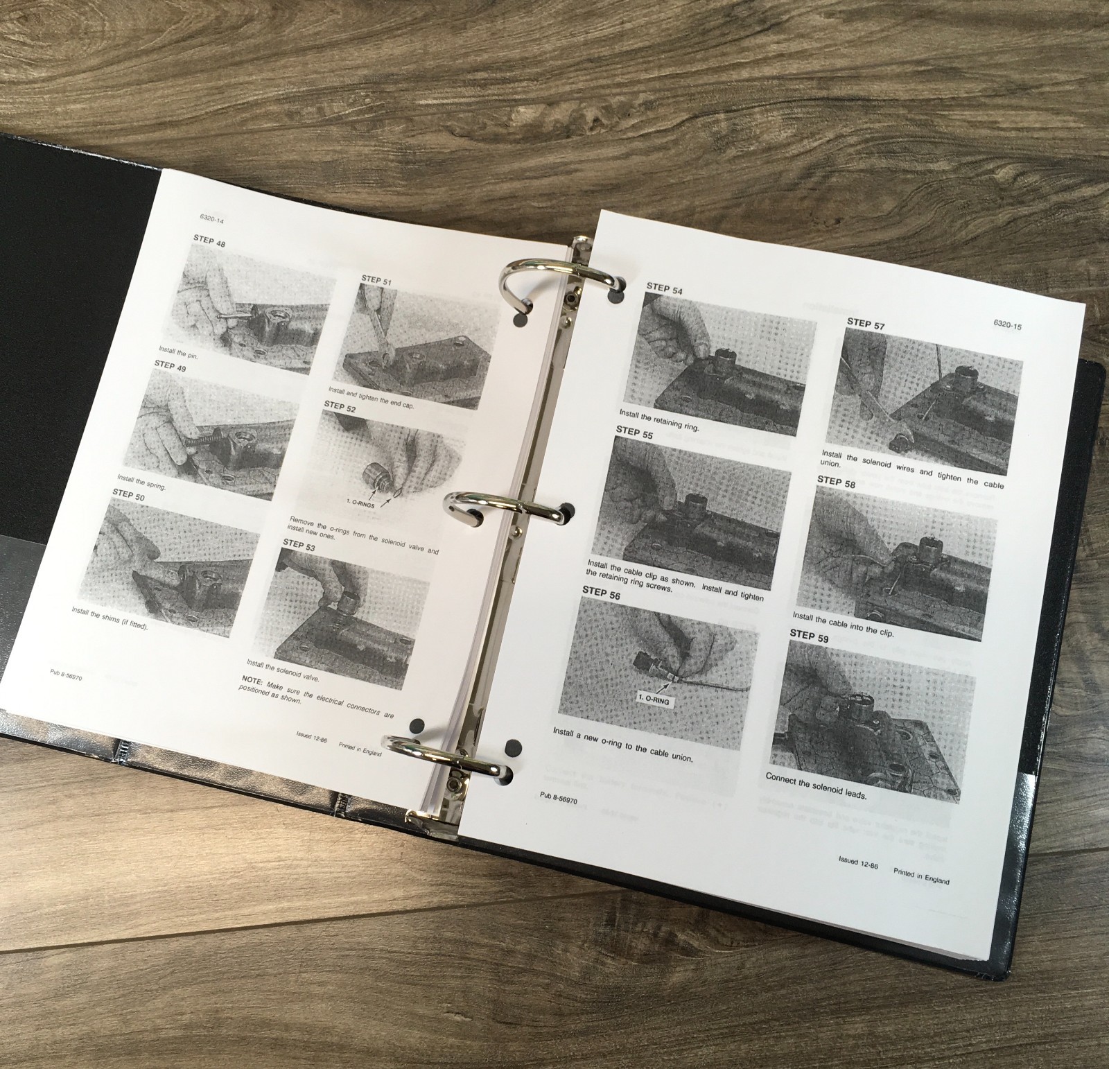 Case IH 585 Tractor Service Manual Parts Catalog Repair Shop Set Workshop Book