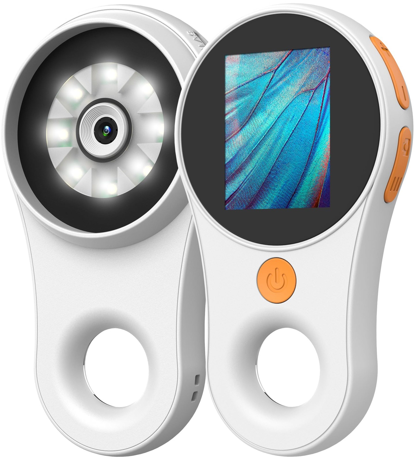 Digital Microscope Handheld 2.0 inch IPS Color Screen,Portable White